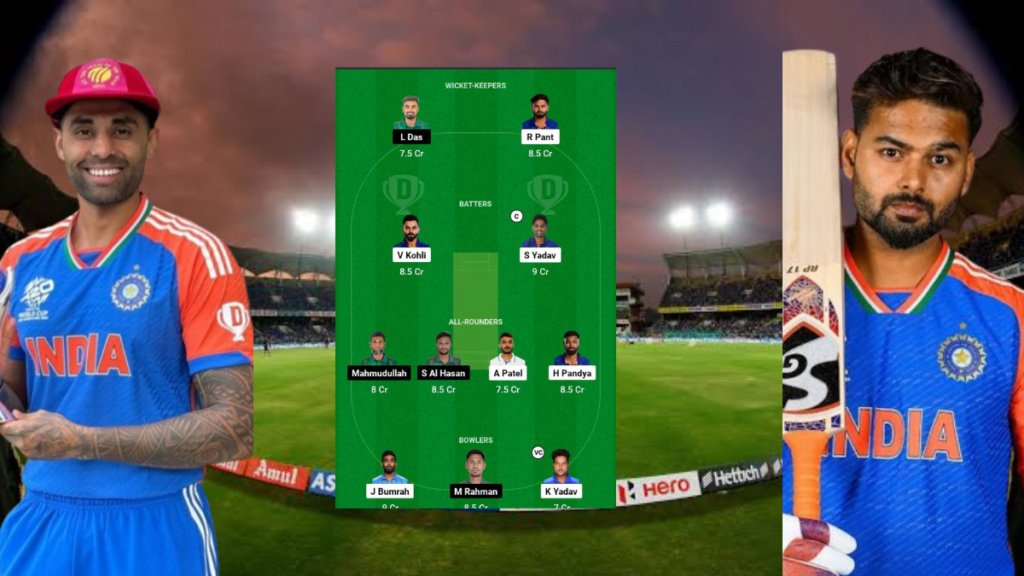 IND vs BAN dream 11 team today